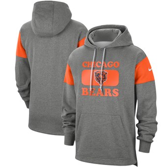 Men's Chicago Bears Grey 2019 NFL Fan Gear Historic Pullover Hoodie Men's Chicago Bears Grey 2019 NFL Fan Gear Historic Pullover Hoodie
